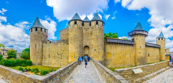 Carcassonne France June 2017 Chateau Comtal Carcassonne France — Stock Photo, Image