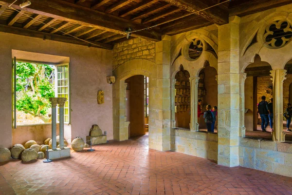 Carcassonne Frankrijk Juni 2017 Interior Van Het Kasteel Comtal Carcassonne — Stockfoto