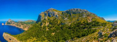 Cap Formentor, Mallorca, Spai kayalık peyzaj