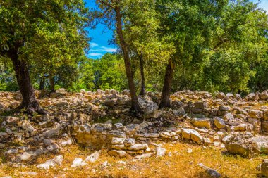 Ses Paisses antik kalıntıları Arta, Mallorca, Spai