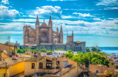 Cathedral of Palma de Mallorca, Spai havadan görünümü
