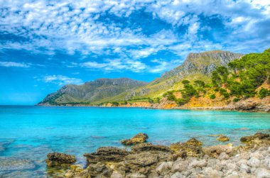 Mallorca 'dan Kaptan Farrutx, Spai.