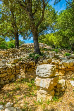 Ses Paisses antik kalıntıları Arta, Mallorca, Spai