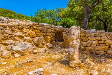 Ses Paisses antik kalıntıları Arta, Mallorca, Spai