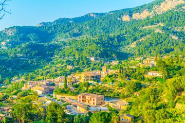 Estellencs, Mallorca, Spai havadan görünümü