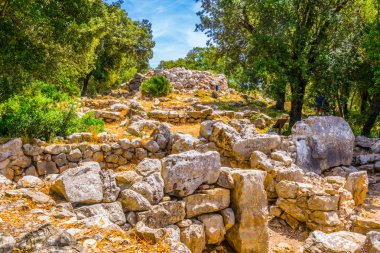 Ses Paisses antik kalıntıları Arta, Mallorca, Spai