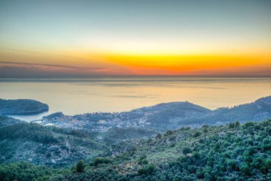 Bağlantı noktası de Nottingham, Mallorca, Spai gün batımı görünümü