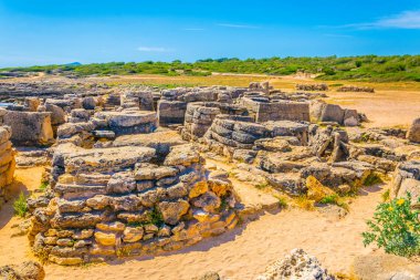 Mallorca, İspanya 'da Necropoli de Son Real