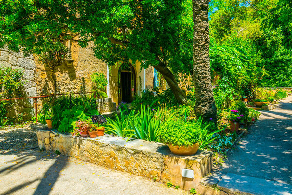 Garden at Son Marroig, former mansion of Archduke Luis Salvado, at Mallorca, Spai