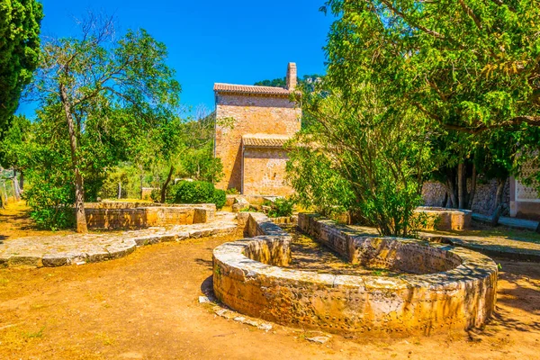 Monestir Miramar Daki Bahçeler Mallorca Spai — Stok fotoğraf