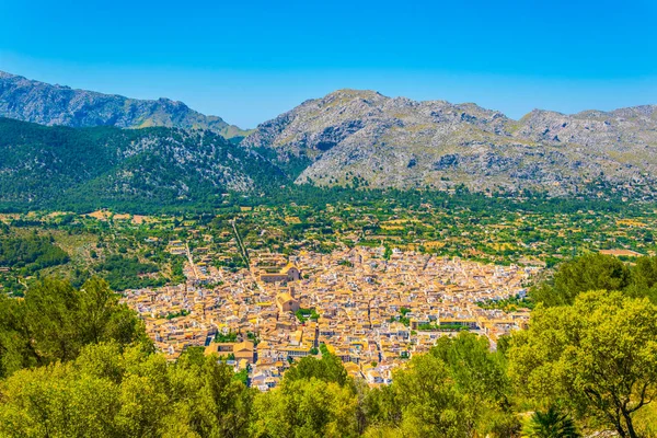 Vista Aérea Pollenca Mallorca Spai — Foto de Stock