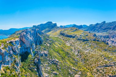 Cap Formentor, Mallorca, Spai kayalık peyzaj