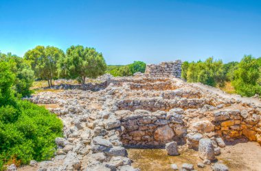 Mallorca, Spai, Talayot Capocorb Vell kalıntıları