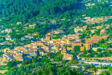 Estellencs, Mallorca, Spai havadan görünümü