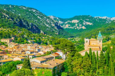 Gerçek Cartuja de Valldemossa, Mallorca, Spai havadan görünümü