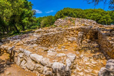 Ses Paisses antik kalıntıları Arta, Mallorca, Spai