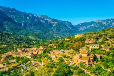 Fornalutx, Mallorca, Spai havadan görünümü