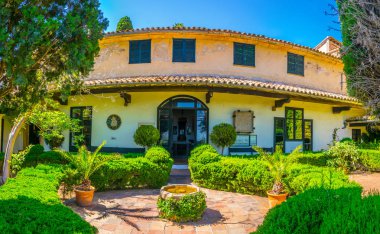 Real Cartuja de Valldemossa, Mallorca, Spai 'deki bahçe.