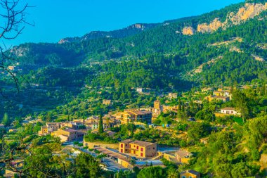 Estellencs, Mallorca, Spai havadan görünümü