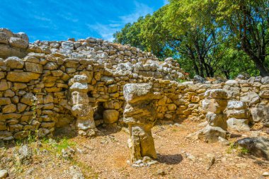 Ses Paisses antik kalıntıları Arta, Mallorca, Spai