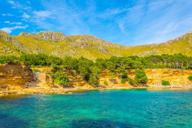 Düzensiz sahil Mallorca adlı Cap Ferrut