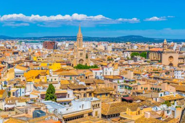 Santa Eulalia kilise, Spai Palma de Mallorca havadan görünümü