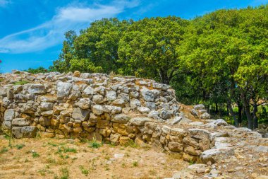 Ses Paisses antik kalıntıları Arta, Mallorca, Spai