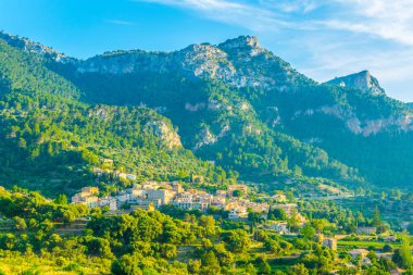 Estellencs, Mallorca, Spai havadan görünümü