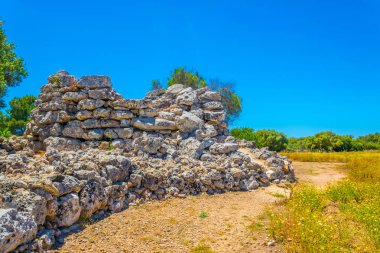 Mallorca, Spai, Talayot Capocorb Vell kalıntıları