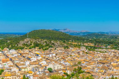 Pollenca, Mallorca, Spai havadan görünümü