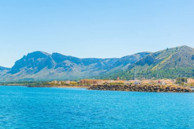 Colonia de sant pere, Mallorca, Spai deniz görünümü