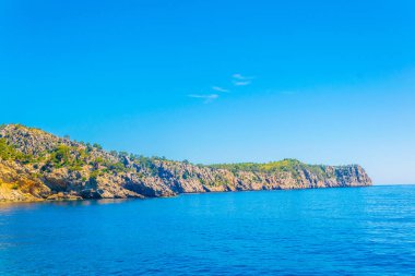 Alcudia ve pollenca koyları, Mallorca, Spai ayıran Victoria Yarımadası