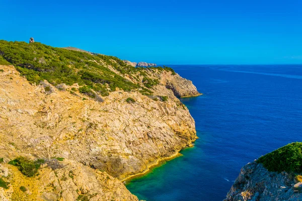 Trasiga Kusten Mallorca Cala Ratjad — Stockfoto