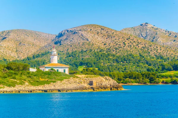 Långt Alcanada Alcudia Bay Mallorca Spanien — Stockfoto