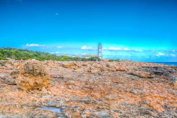 Ses Salines Lighthouse Mallorca Spai — 스톡 사진