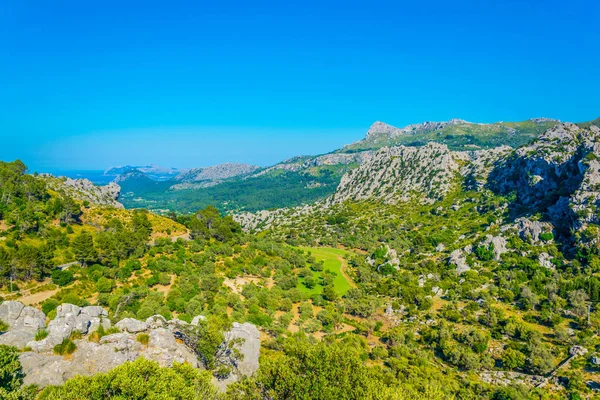 Pasmo Górskie Serra Tramuntana Majorce Spai — Zdjęcie stockowe