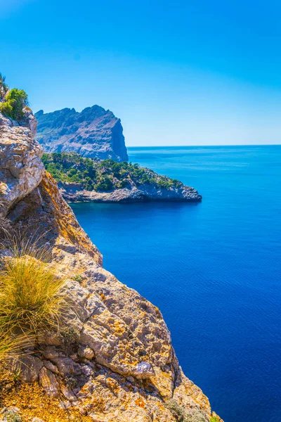 Paysage Rocheux Cap Formentor Majorque Spai — Photo