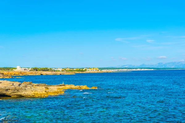 Baai Van Alcudia Mallorca Spai — Stockfoto