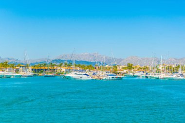 Marina, Port d 'Alcudia, Mallorca, Spai