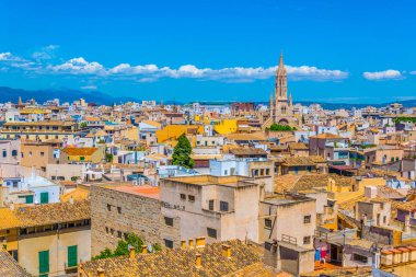 Santa Eulalia kilise, Spai Palma de Mallorca havadan görünümü