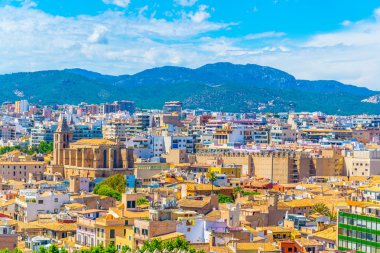 Santa Cruz kilise, Spai Palma de Mallorca havadan görünümü