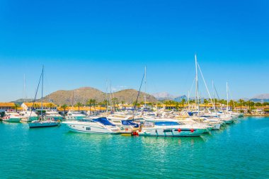 Marina, Port d 'Alcudia, Mallorca, Spai