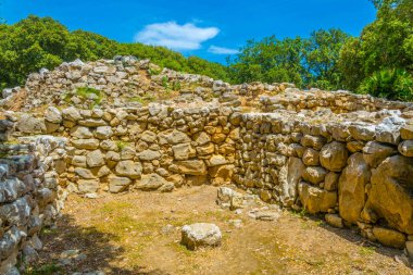 Ses Paisses antik kalıntıları Arta, Mallorca, Spai