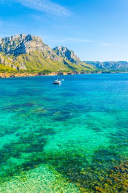 Düzensiz sahil Mallorca adlı Cap Ferrut