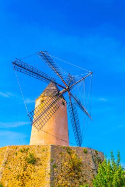 Palma de Mallorca 'da bir yel değirmeni, Spai