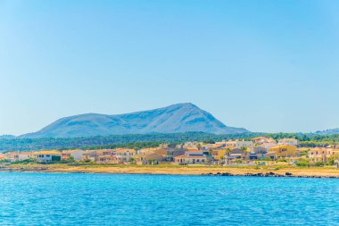Colonia de sant pere, Mallorca, Spai deniz görünümü