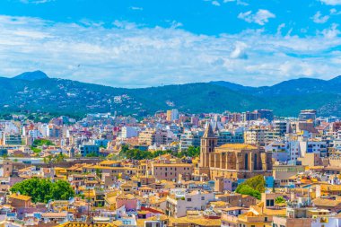 Santa Cruz kilise, Spai Palma de Mallorca havadan görünümü