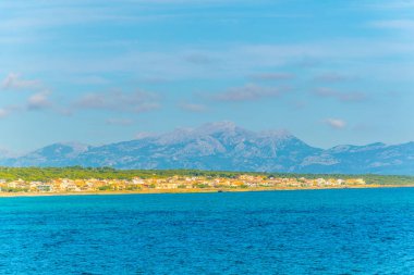 Seaside, oğlu Serra de Marina, Mallorca, Spai