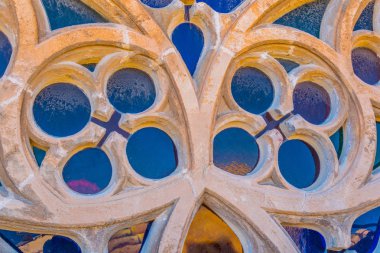 Palma de Mallorca, Spai Katedrali'nde ana penceresinin dış görünümü