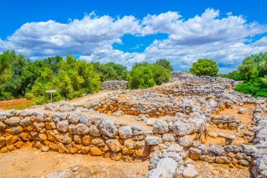 Mallorca, Spai, Talayot Capocorb Vell kalıntıları